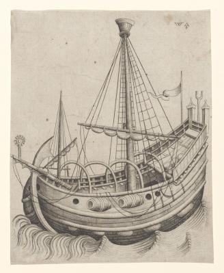 Maître W avec la clé, Bateau