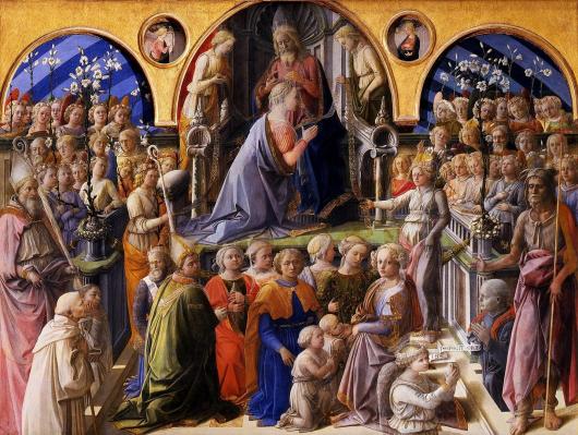 Filippo LIPPI, Le Couronnement de la Vierge, 1447