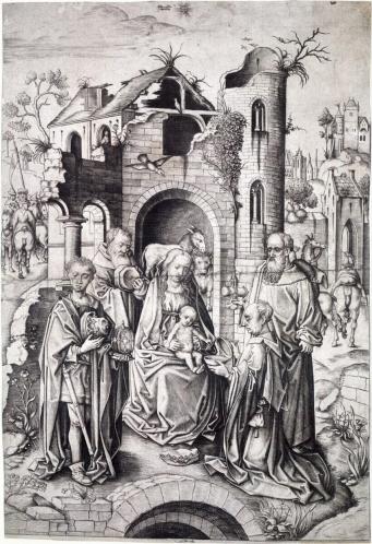 Maître IAM de Zwolle, Adoration des Mages