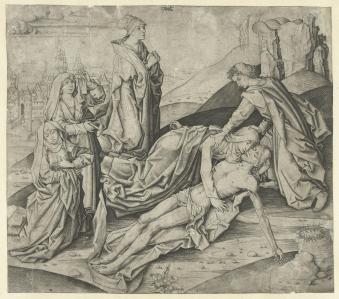 Maître IAM de Zwolle, La Lamentation