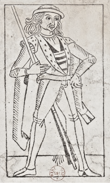 Jean de DALE. Carte à jouer, Lyon, vers 1480