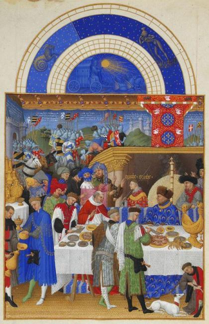 Très riches Heures du duc de Berry - Mois de Janvier